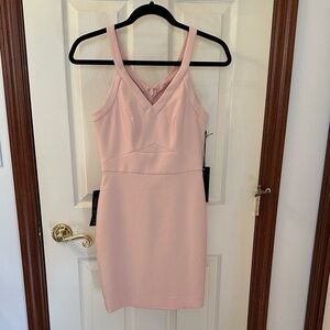 bebe Blush Pink Mini Dress
